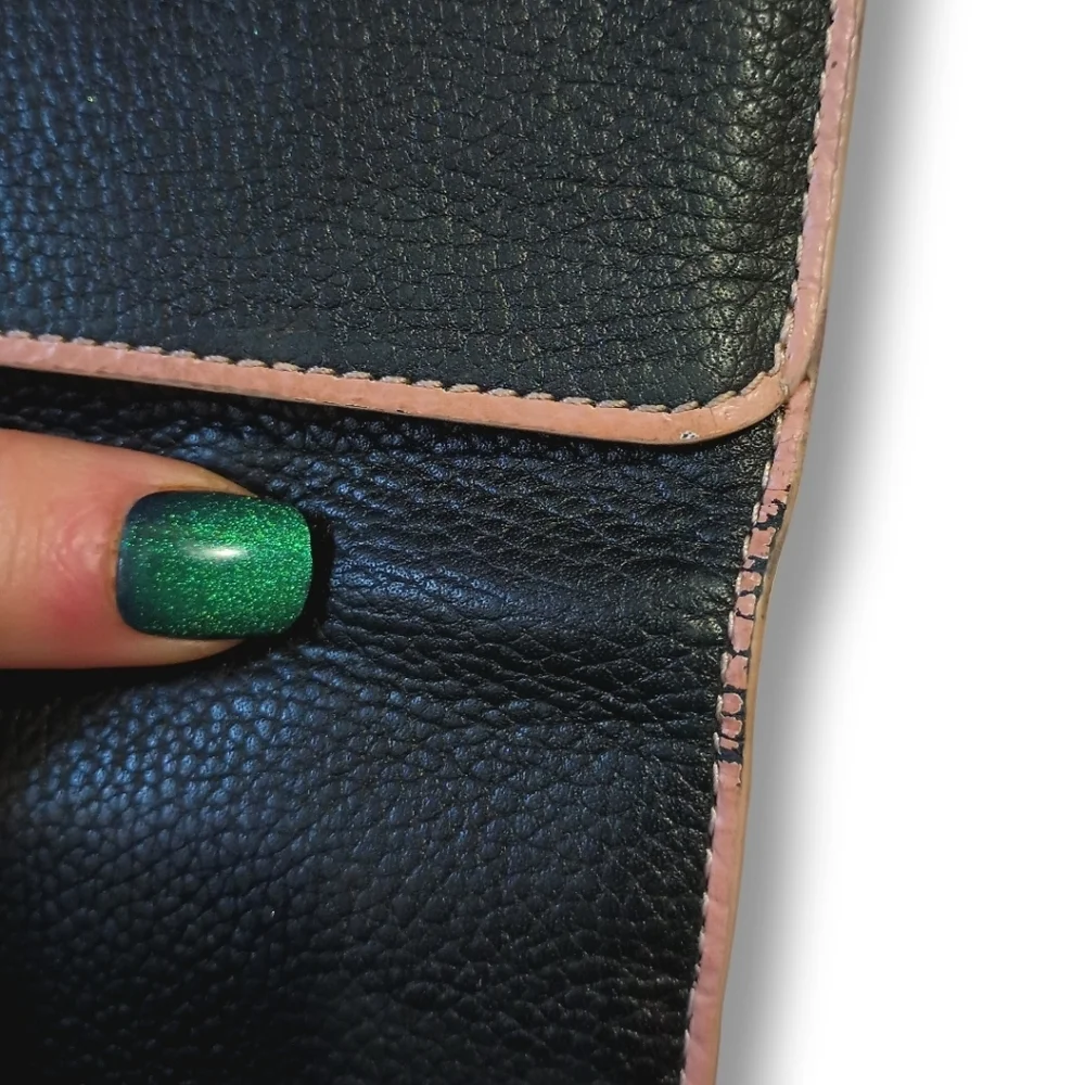 Kate Spade ♠️ Bifold Card Case | Black Leather | GUC - Picture 7 of 11